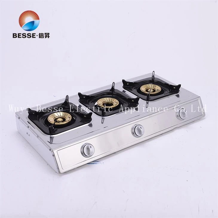 Cheap China Manufacture Cooking Appliance 3 Burners Gas Stove(ZG-3090)